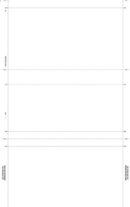 8 1/2 x 14 Cut Sheet, Z Fold,Blank - Snap Pack Mail 8 1/2 x 14 Cut Sheet, Z Fold,Blank