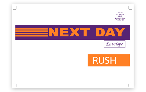 Other types of next day rush mailers