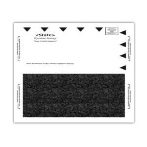 Flat b&w opinioin survey - Snap Pack Mail Flat b&w opinion survey