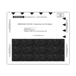Flat b&w triangle mortgage snap pack sample - Snap Pack Mail Flat b&w triangle mortgage snap pack sample