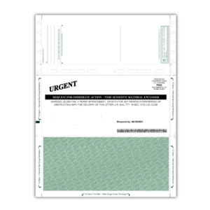 Mortgage green window check sample with text flat - Page 1 - Snap Pack Mail Mortgage green window check sample with text flat - Page 1